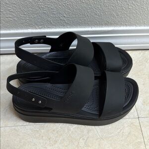 Crocs Stylish Black Sandals